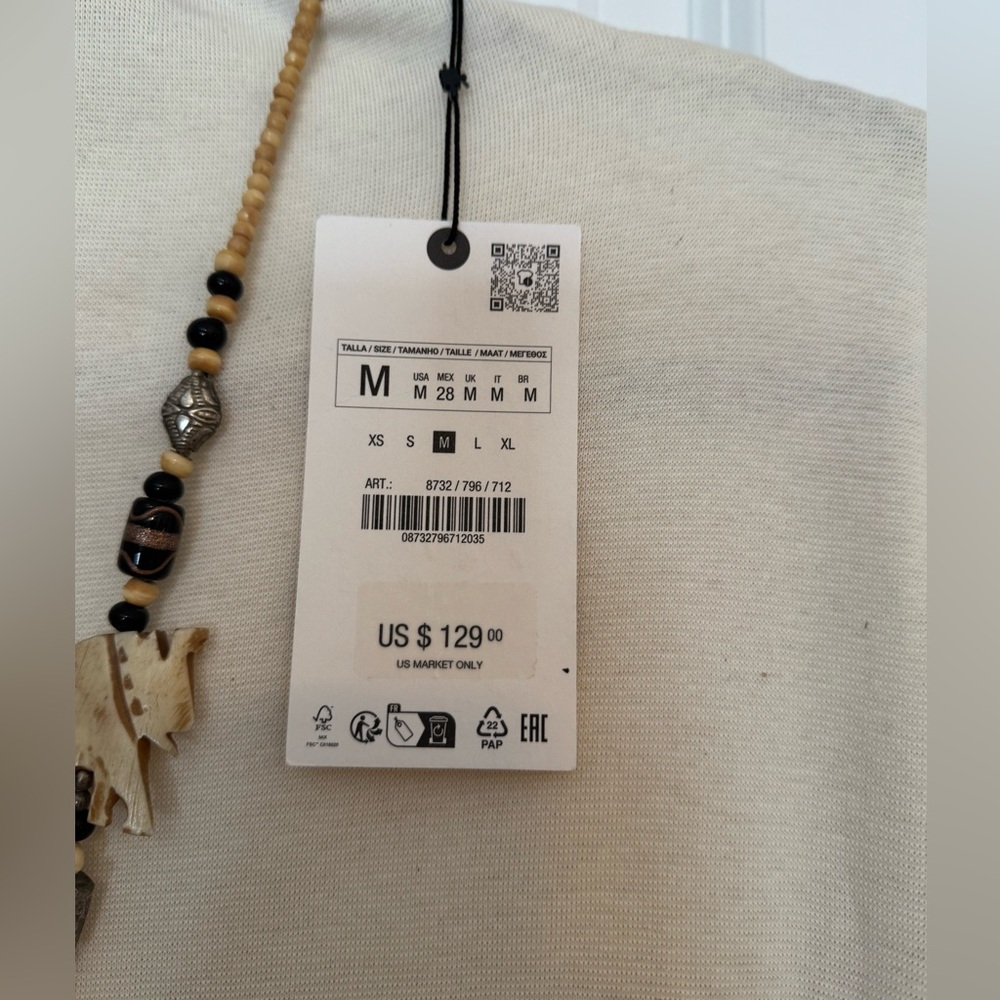 Elegant Cream Jumpsuit by ZARA - Picture 13 of 16